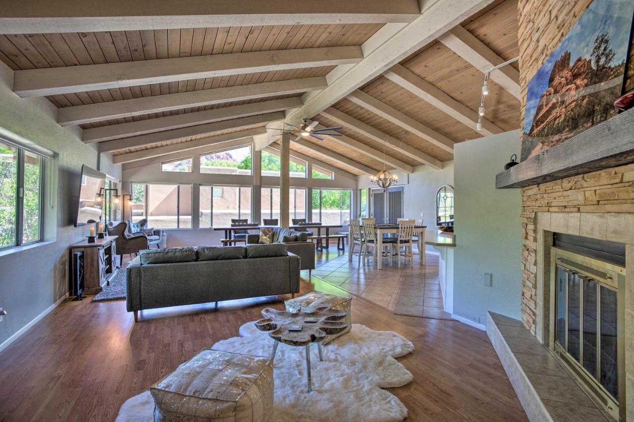 Sedona Hideaway With Swim Spa And Private Tavern! Exterior photo